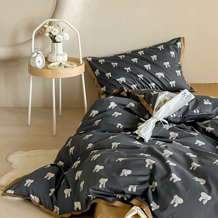 91家纺网 家纺一手货源 找家纺 汇庭 2022新款长绒棉印花学生春秋被 象多多