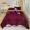 91家纺网 家纺一手货源 找家纺 雅萱家纺 2022新款纯色牛奶绒多功能毛毯 酒红
