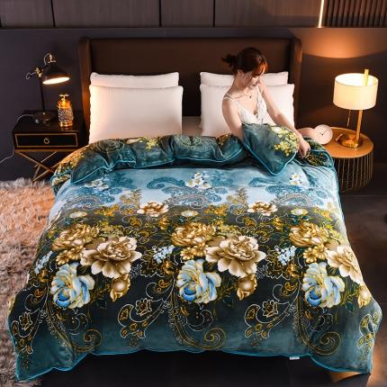 91家纺网 家纺一手货源 找家纺 雨洋2025新款加厚保暖牛奶绒金貂婴儿绒单被套 绿野仙踪