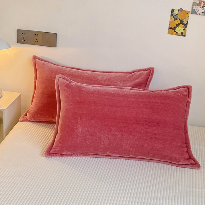 91家纺网 家纺一手货源 找家纺 雅萱家纺 2022新款纯色牛奶绒多功能毛毯 豆沙