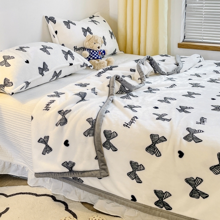 91家纺网 家纺一手货源 找家纺 （总）雅萱家纺 2022新款印花云貂绒毛毯