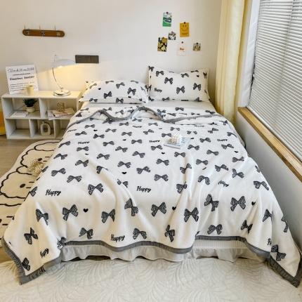 （总）雅萱家纺 2022新款印花云貂绒毛毯