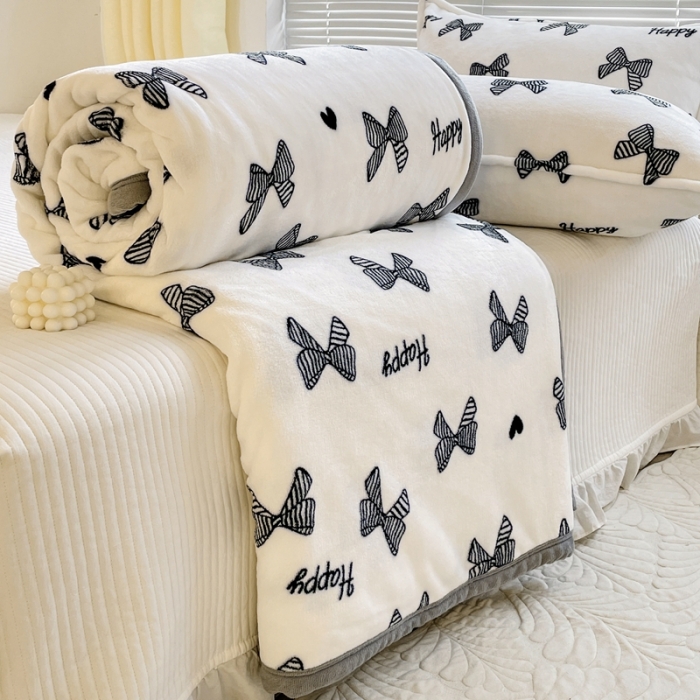 91家纺网 家纺一手货源 找家纺 （总）雅萱家纺 2022新款印花云貂绒毛毯