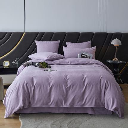 91家纺网 家纺一手货源 找家纺 （总）帅露 2022新款全棉60S水洗提花磨毛四件套