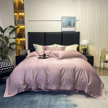 91家纺网 家纺一手货源 找家纺 （总）帅露 2022新款天丝棉镂空四件套