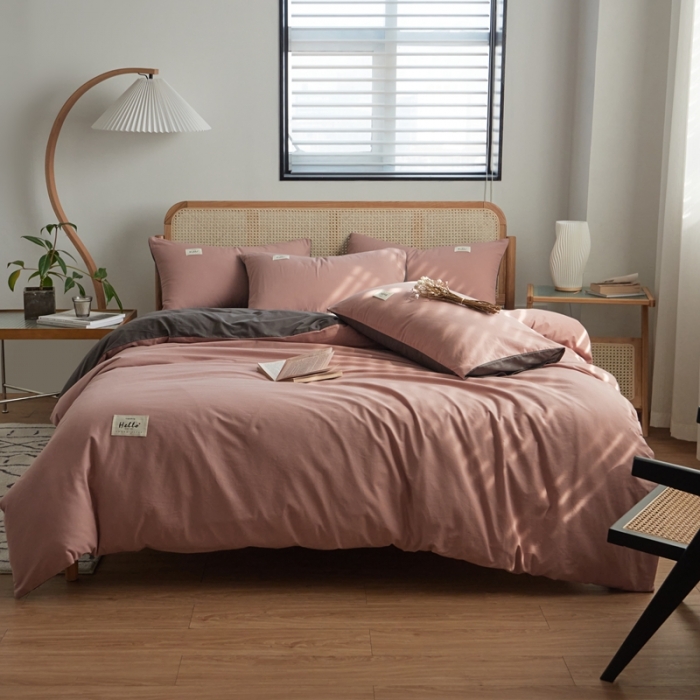 91家纺网 家纺一手货源 找家纺 （总）AB家纺 2022新款全棉水洗棉四件套