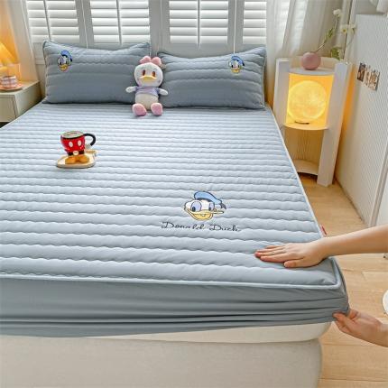 91家纺网 家纺一手货源 找家纺 (总) 鑫钰 2023新款迪士尼全棉色织刺绣床笠