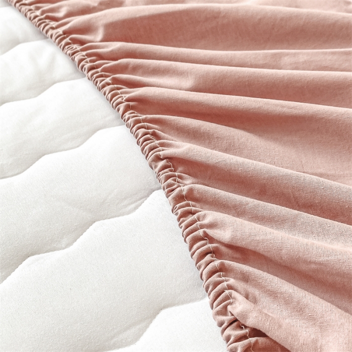 91家纺网 家纺一手货源 找家纺 鑫钰 2023新款迪士尼全棉色织刺绣床笠 米妮公主