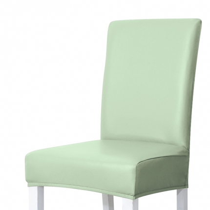 91家纺网 家纺一手货源 找家纺 弹力一体加厚纯色pu椅套 饭店酒店家用连体式椅子套