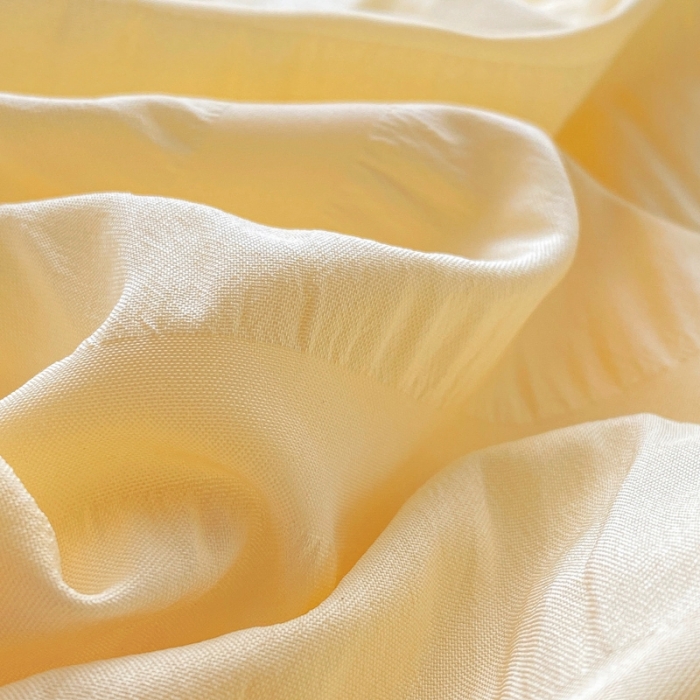 91家纺网 家纺一手货源 找家纺 慕澄家纺 2022新款韩版泡泡纱花边四件套（手机实拍） 奶油黄