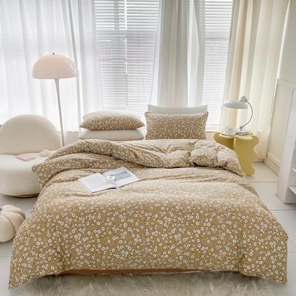 91家纺网 家纺一手货源 找家纺 珺柔 2022新款13070全棉印花四件套嵌绳款 法式浪漫