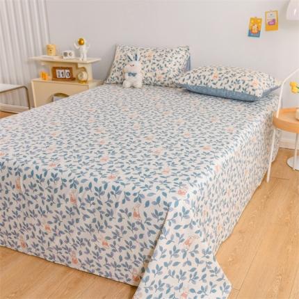 91家纺网 家纺一手货源 找家纺 （总）名兮家居 2022新款全棉印花单件床单及三件套