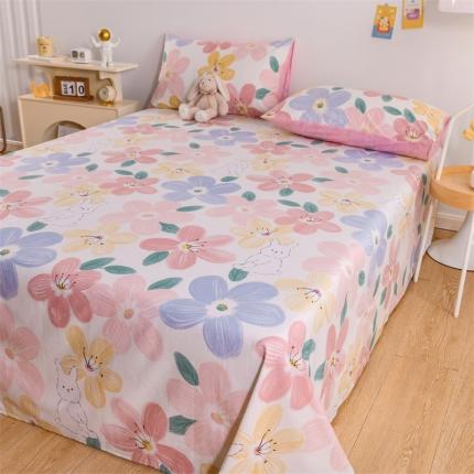 91家纺网 家纺一手货源 找家纺 （总）名兮家居 2022新款全棉印花单件床单及三件套