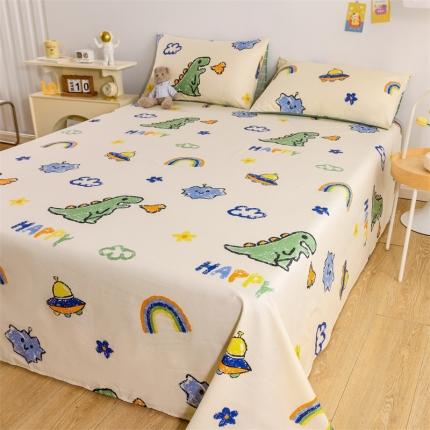 91家纺网 家纺一手货源 找家纺 （总）名兮家居 2022新款全棉印花单件床单及三件套