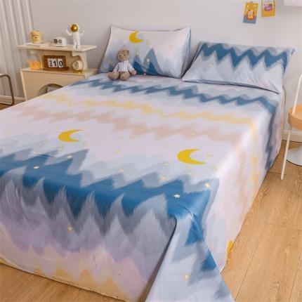 91家纺网 家纺一手货源 找家纺 （总）名兮家居 2022新款全棉印花单件床单及三件套