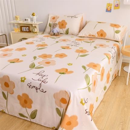 91家纺网 家纺一手货源 找家纺 （总）名兮家居 2022新款全棉印花单件床单及三件套