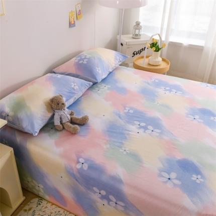 名兮家居 2022新款全棉印花单件床单及三件套 邂逅彩虹