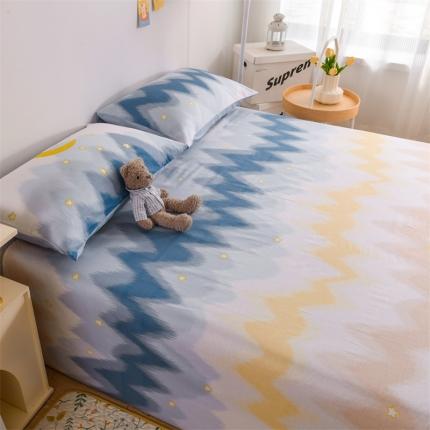 名兮家居 2022新款全棉印花单件床单及三件套 星辰入梦