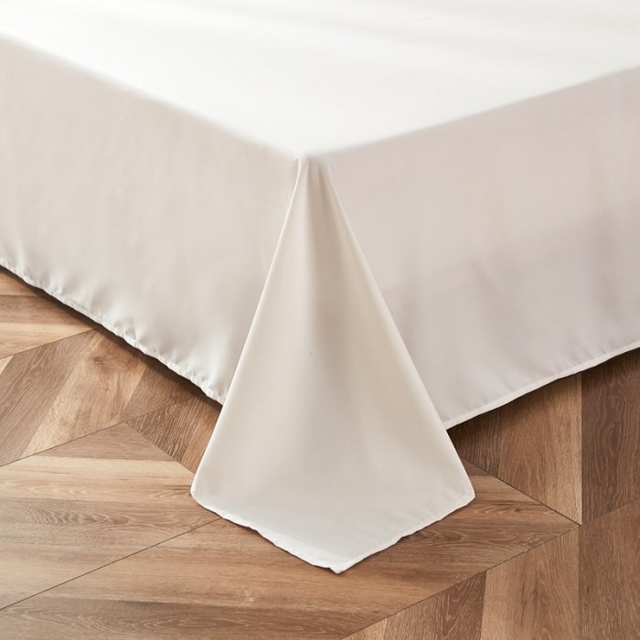 91家纺网 家纺一手货源 找家纺 啊雅家居 2025新款A类水洗棉贝壳边毛巾绣四件套 时尚白