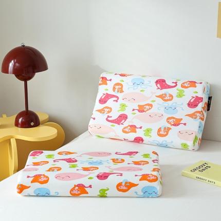 91家纺网 家纺一手货源 找家纺 （总）昕科 2025新款泰国天然乳胶枕儿童乳胶枕头全棉枕芯-27x44cm