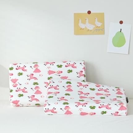 91家纺网 家纺一手货源 找家纺 （总）昕科 2025新款泰国天然乳胶枕儿童乳胶枕头全棉枕芯-27x44cm