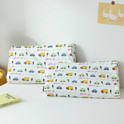 91家纺网 家纺一手货源 找家纺 （总）昕科 2025新款泰国天然乳胶枕儿童乳胶枕头全棉枕芯-27x44cm