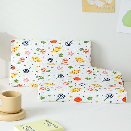 91家纺网 家纺一手货源 找家纺 （总）昕科 2025新款泰国天然乳胶枕儿童乳胶枕头全棉枕芯-27x44cm