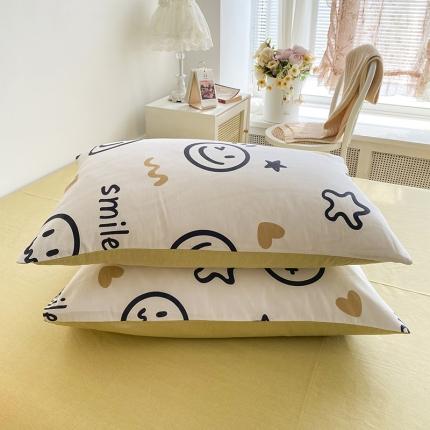 91家纺网 家纺一手货源 找家纺 黑马家居全棉印花喷气12868套件-单品枕套 乐天派