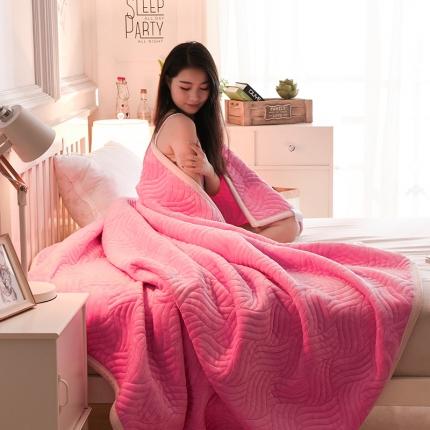 91家纺网 家纺一手货源 找家纺 （总）小牛席业2022新款美式复合休闲毯-水波纹毯系列