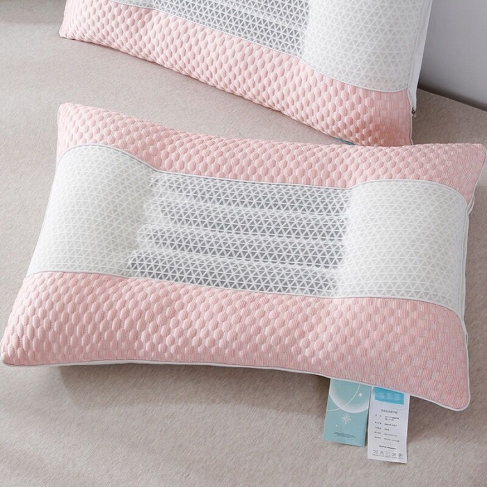 91家纺网 家纺一手货源 找家纺 总）剑桥 2022新款3D凉感豆豆决明子单人定型硬护颈草本枕