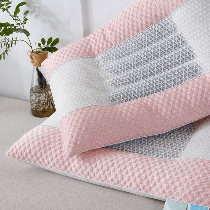 91家纺网 家纺一手货源 找家纺 总）剑桥 2022新款3D凉感豆豆决明子单人定型硬护颈草本枕