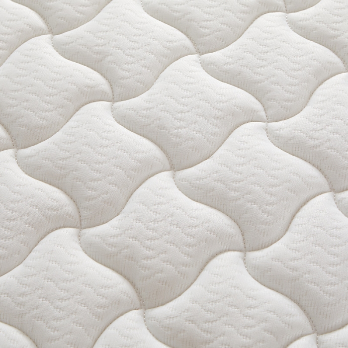 91家纺网 家纺一手货源 找家纺 欣罗兰 2022新款立体针织三明治双面床垫系列-学生款 格子白