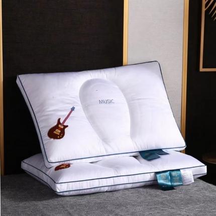 （总）剑桥2022新款音乐之声羽丝绒单人柔软透气舒适定型低枕