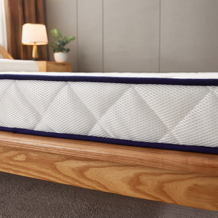 91家纺网 家纺一手货源 找家纺 欣罗兰 2023新款立体针织三明治双面床垫系列-成人款 格韵白