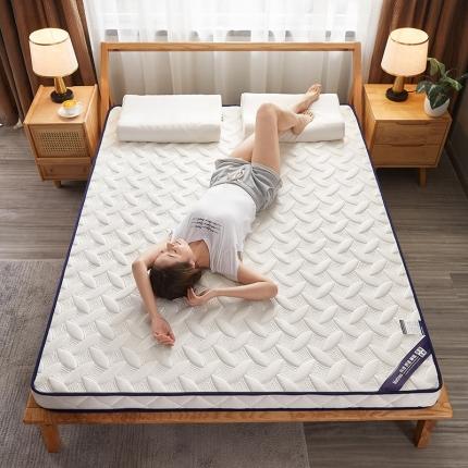 欣罗兰 2023新款立体针织三明治双面床垫系列-成人款 格韵白