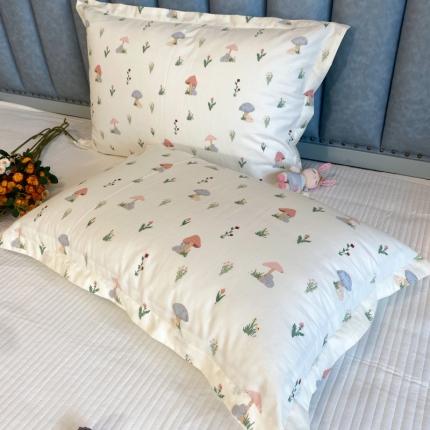 91家纺网 家纺一手货源 找家纺 总 百寐 新款复古文艺风13372全棉气质印花枕套