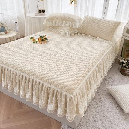 91家纺网 家纺一手货源 找家纺 好儿喜 2022新款A类云锦棉短床裙