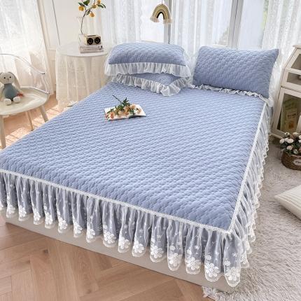 91家纺网 家纺一手货源 找家纺 好儿喜 2022新款A类云锦棉短床裙