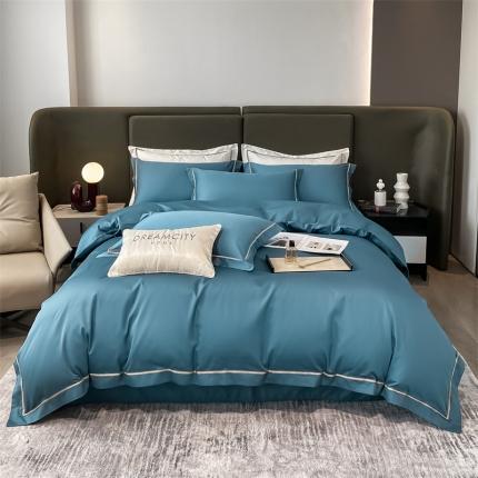 91家纺网 家纺一手货源 找家纺 （总）DC 2024新款全棉60支长绒棉四件套-邂逅