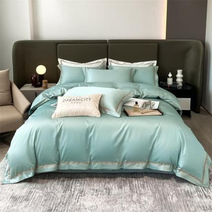 91家纺网 家纺一手货源 找家纺 （总）DC 2024新款全棉60支长绒棉四件套-邂逅