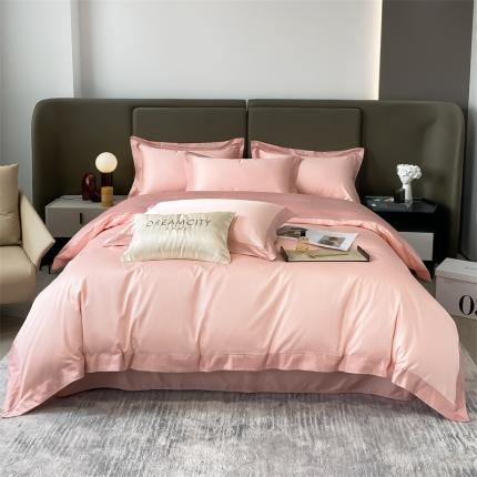 91家纺网 家纺一手货源 找家纺 (总）DC 2024新款60支长绒棉宽边拼角-遇见系列