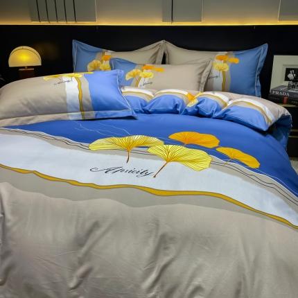 91家纺网 家纺一手货源 找家纺 （总）金爱家2023新款大版磨毛四件套花卉系列