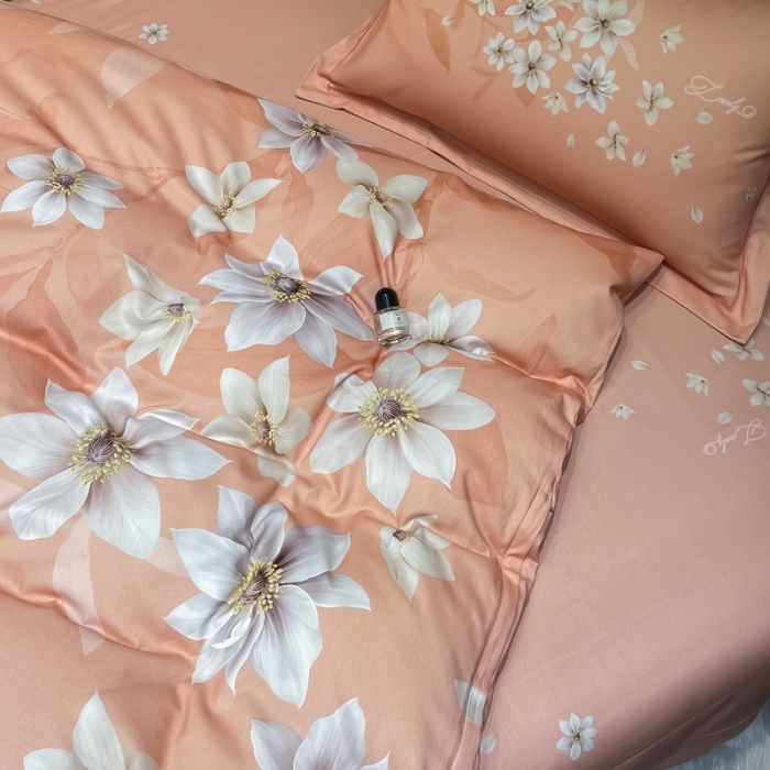 91家纺网 家纺一手货源 找家纺 （总）金爱家2023新款大版磨毛四件套花卉系列