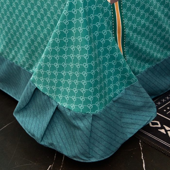 91家纺网 家纺一手货源 找家纺 雲归梦 2022年新款全棉AB版加厚磨毛大版四件套 蒙利斯