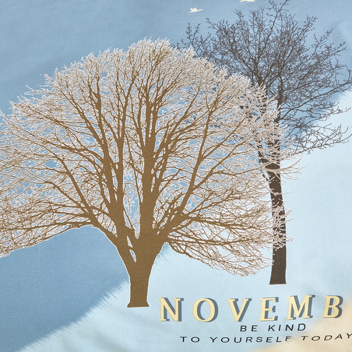 91家纺网 家纺一手货源 找家纺 雲归梦 2022年新款全棉AB版加厚磨毛大版四件套 沐辰-兰