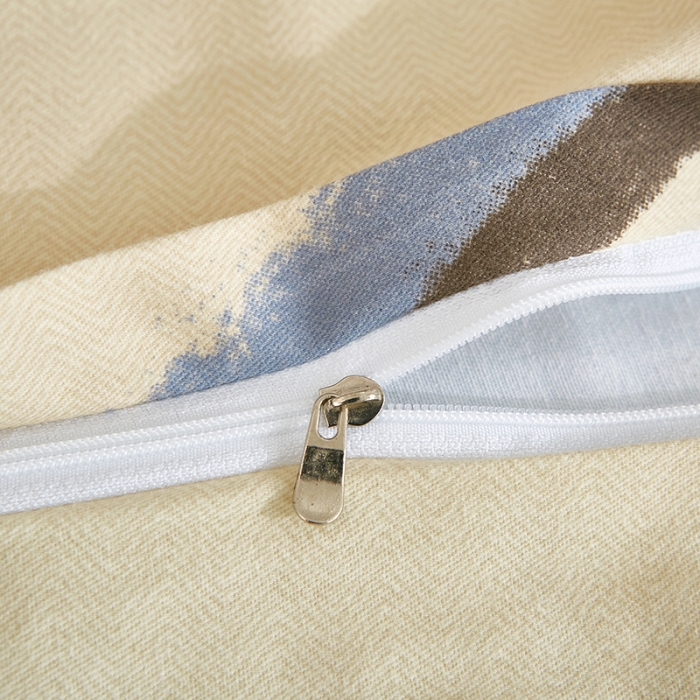 91家纺网 家纺一手货源 找家纺 雲归梦 2022年新款全棉AB版加厚磨毛大版四件套 沐辰-兰