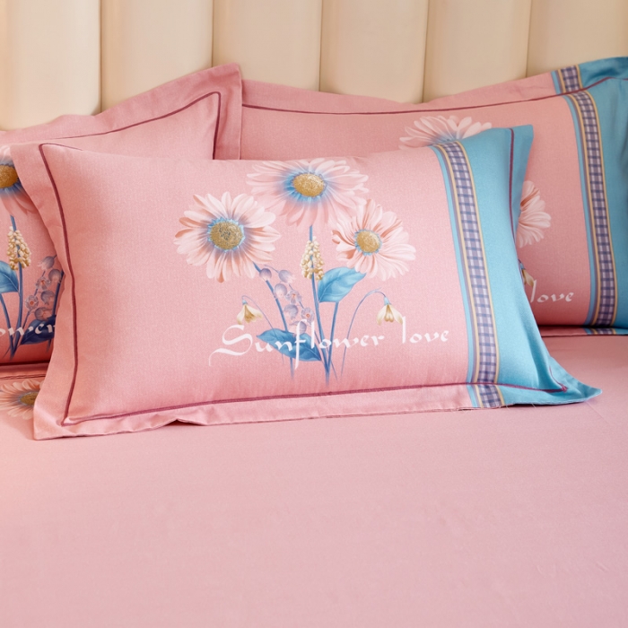 91家纺网 家纺一手货源 找家纺 雲归梦 2022年新款全棉AB版加厚磨毛大版四件套 娜茜