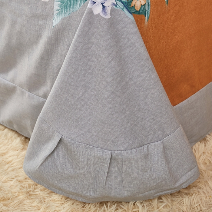 91家纺网 家纺一手货源 找家纺 雲归梦 2022年新款全棉AB版加厚磨毛大版四件套 婉玉