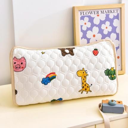 91家纺网 家纺一手货源 找家纺 嗨生活 2022新款针织棉乳胶儿童枕套动物王国