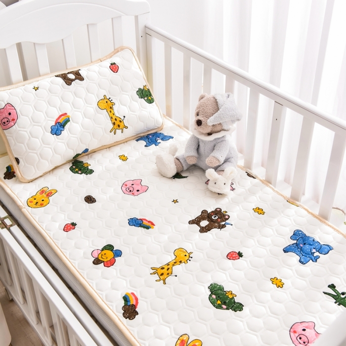 91家纺网 家纺一手货源 找家纺 嗨生活 2022新款针织棉乳胶儿童枕套动物王国